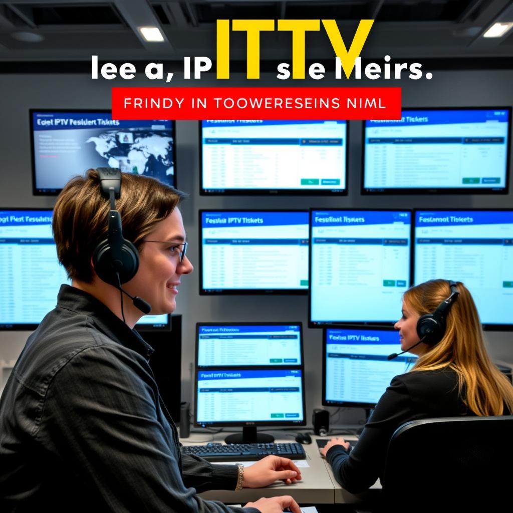 Dedicated support team helping IPTV resellers with technical issues