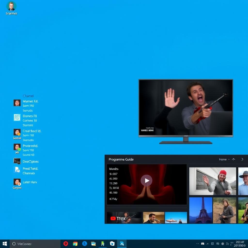 Trex IPTV WINDOWS APP interface