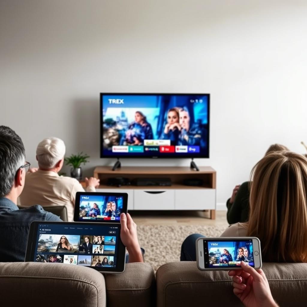 Trex IPTV multi-device setup