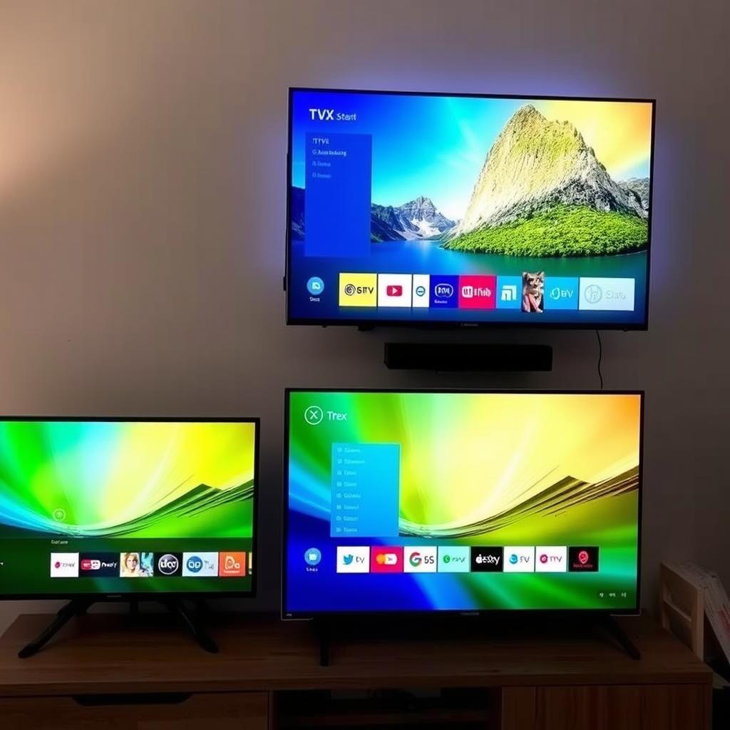 Trex IPTV on Smart TVs including Samsung, LG, and Sony models