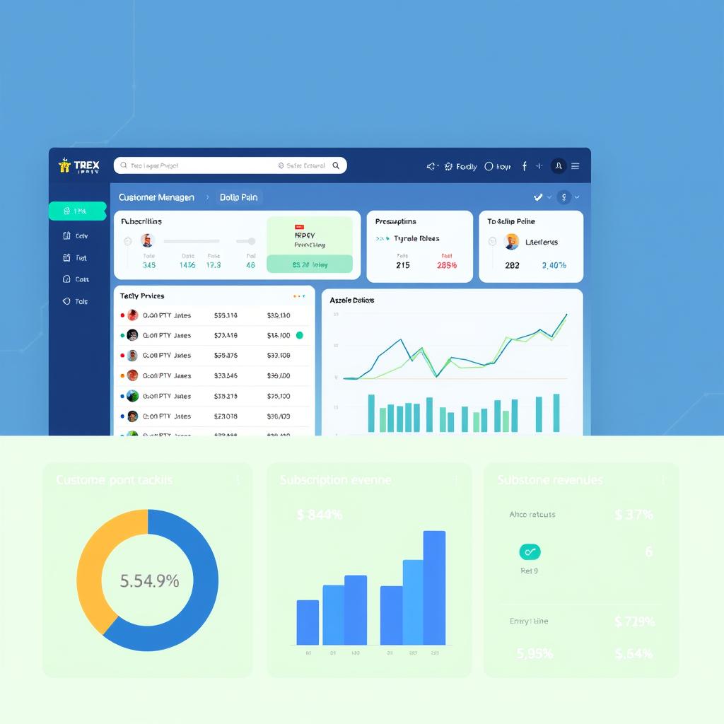 Trex IPTV reseller dashboard